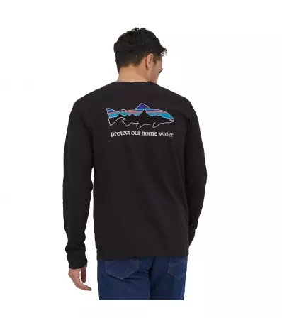 Блуза Patagonia Long-Sleeved Home Water Trout Responsibili-Tee M's