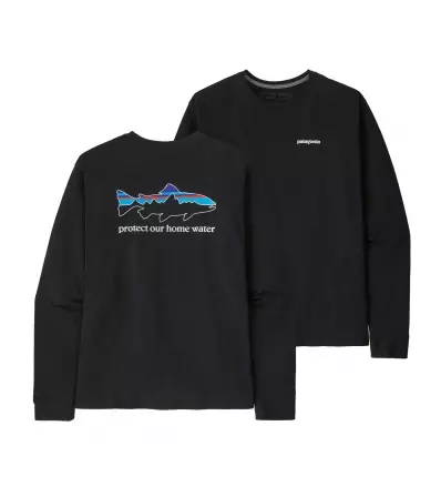 Блуза Patagonia Long-Sleeved Home Water Trout Responsibili-Tee M's